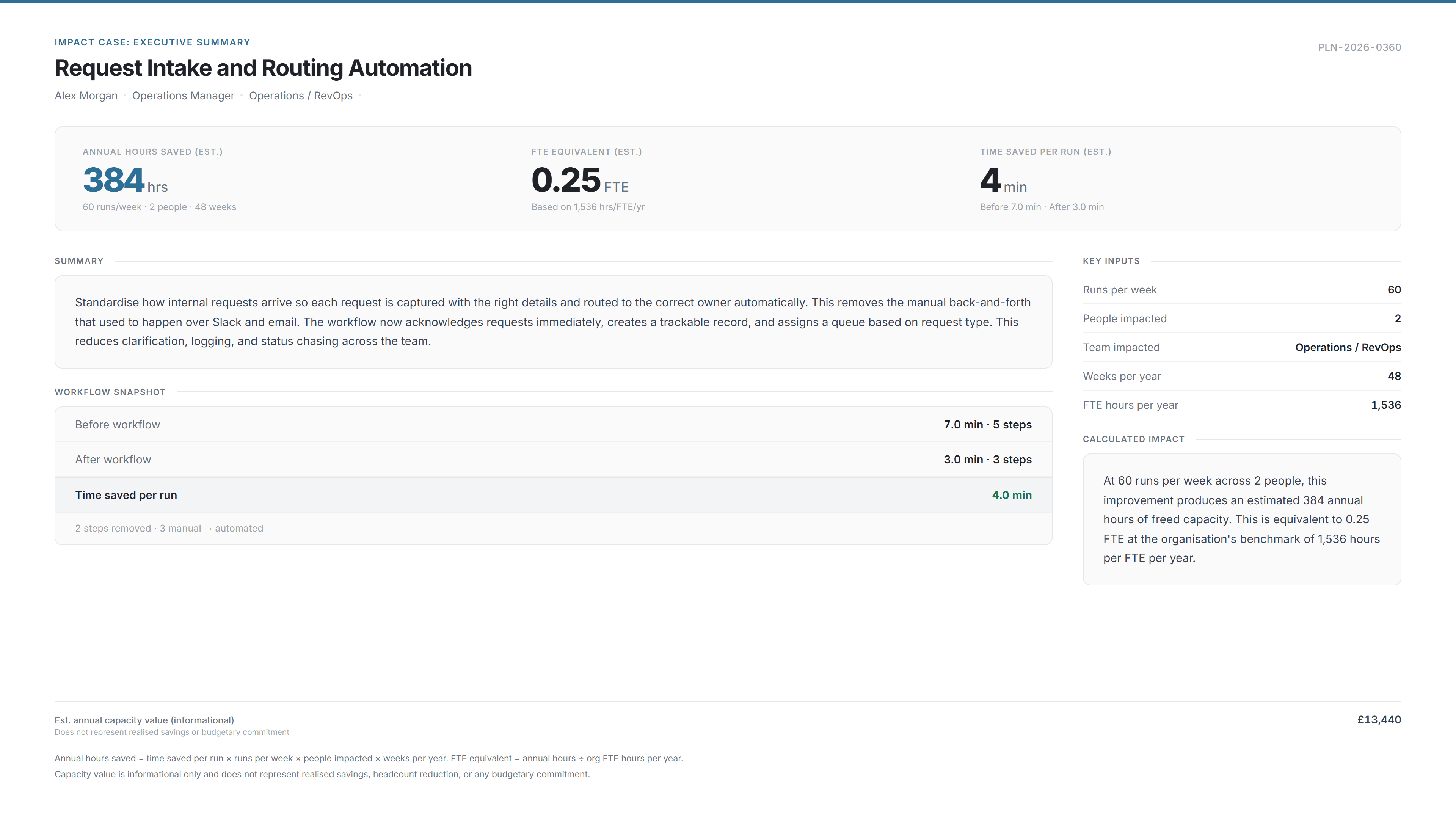 Workflow Improvement Summary | Invoice Processing Automation